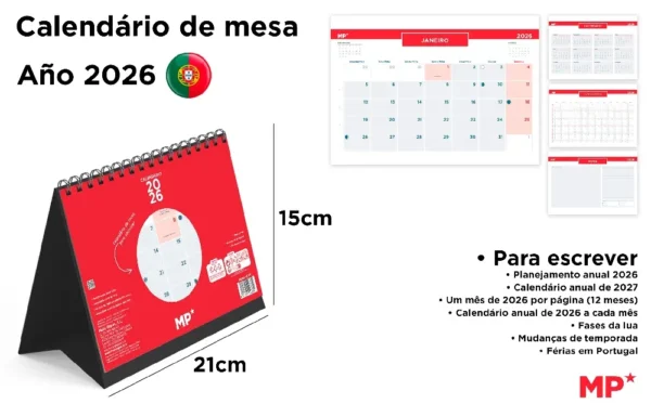 CALENDAR 21 x 15 cm 2026.
