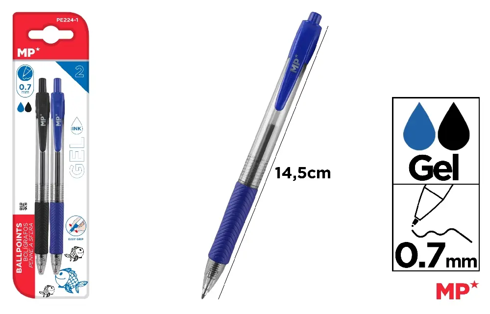 GEL INK BALLPOINT PEN 0.7 mm