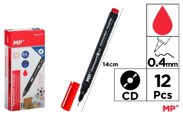 CD/DVD PERMANENT MARKER FINE TIP 0.4 mm.