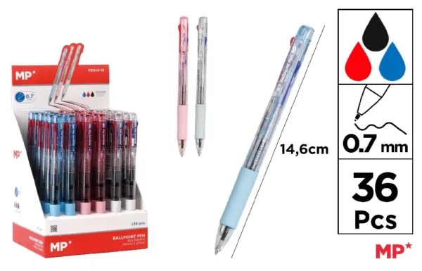 3-COLOUR BALLPOINT PEN