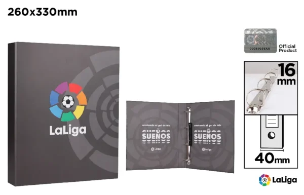 RINGBINDER FOLDER 4 RINGS Fº REFILL LIGA