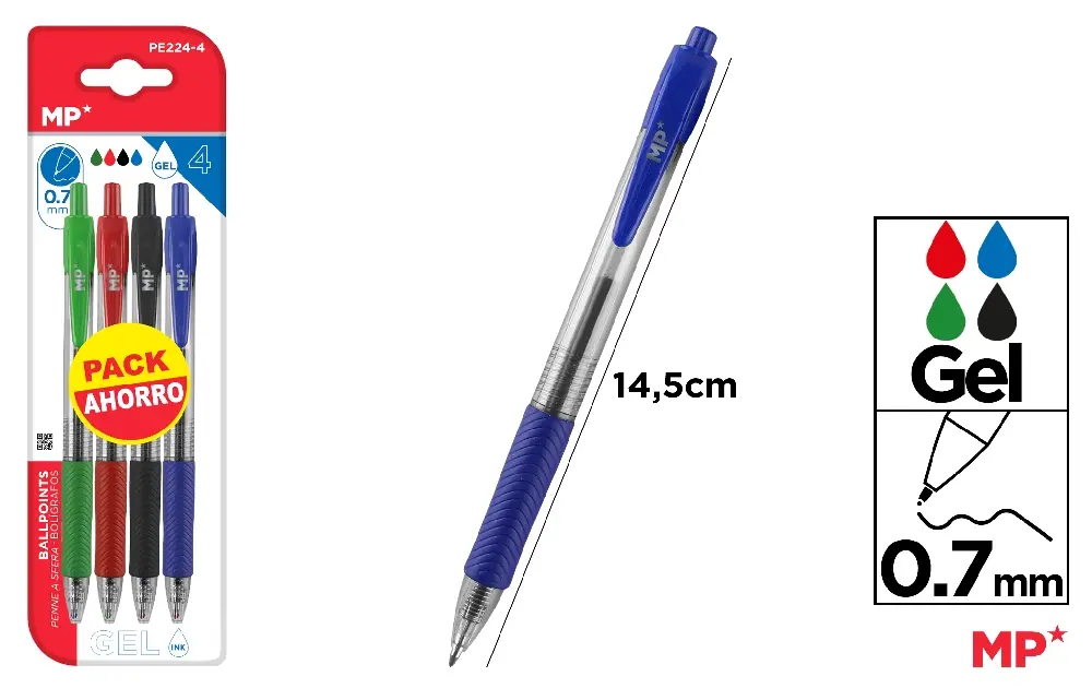 GEL INK BALLPOINT PEN 0.7 mm
