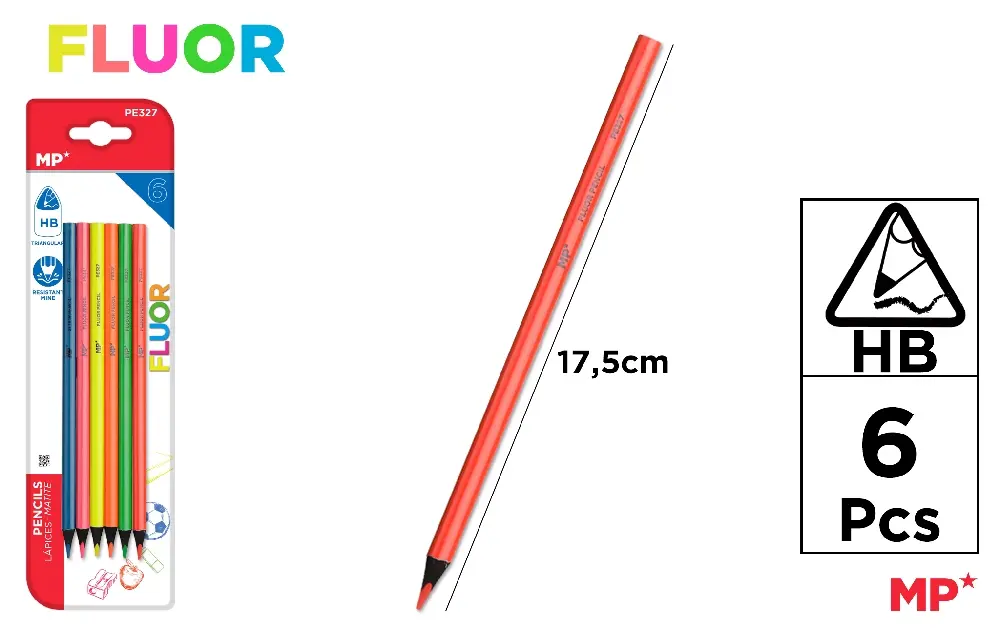 FLUORESCENT COLOUR PENCIL.