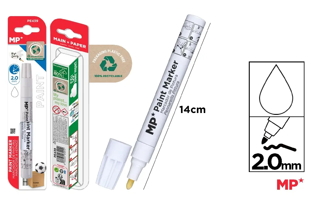 LONG LASTING PAINT MARKER BULLET TIP