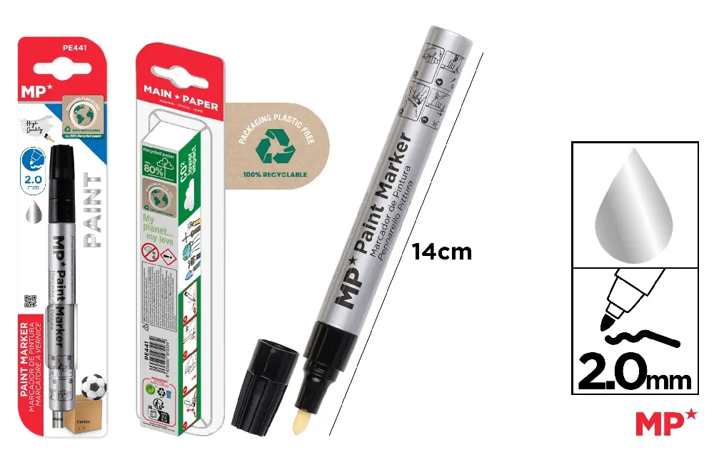 LONG LASTING PAINT MARKER BULLET TIP