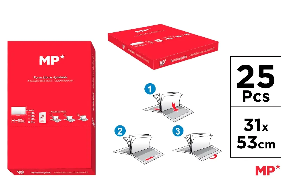 ADJUSTABLE PLASTIC BOOK COVERS 130 micro