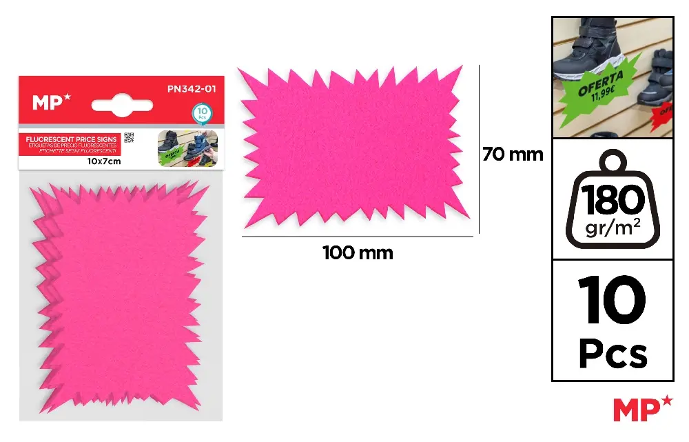 FLUORESCENT LABEL PRICES/OFFER