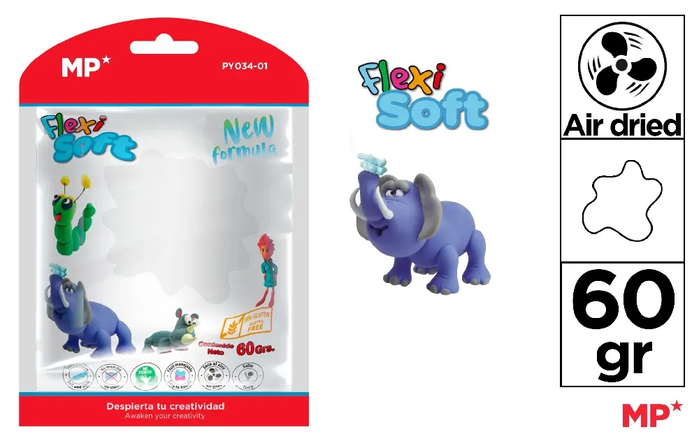 AIR-DRY MODELLING CLAY 60 g.