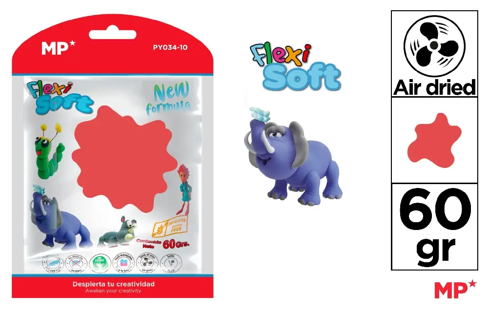 AIR-DRY MODELLING CLAY 60 g.