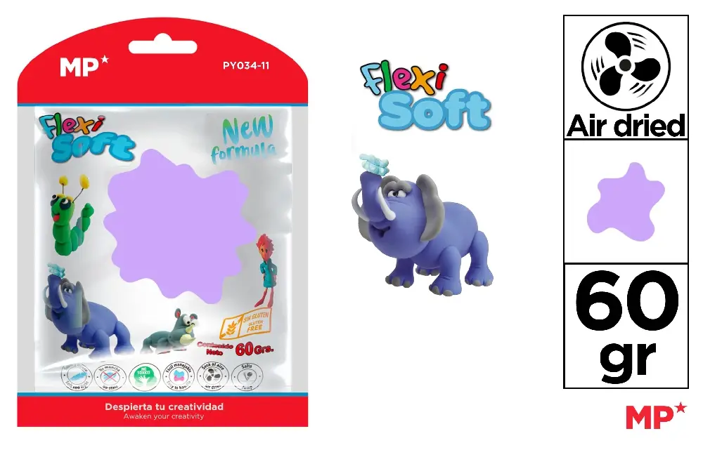 AIR-DRY MODELLING CLAY 60 g.