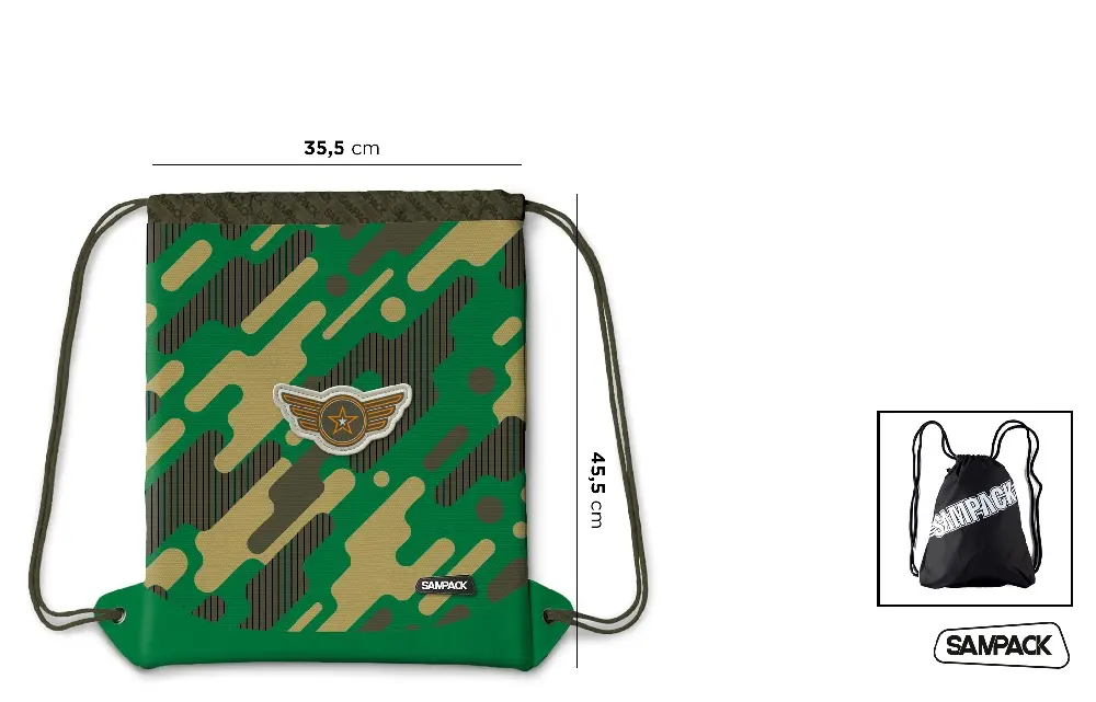 DRAWSTRING BACKPACK BAG FOR SPORTS.