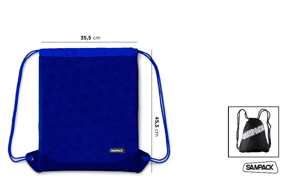 DRAWSTRING BACKPACK BAG FOR SPORTS.