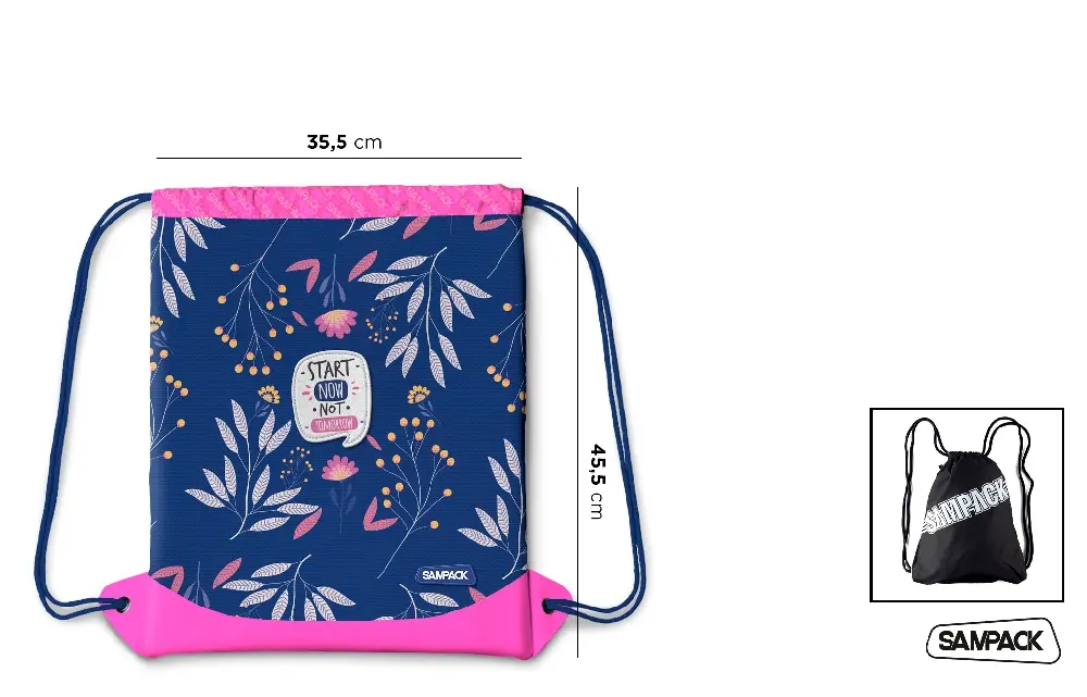 DRAWSTRING BACKPACK BAG FOR SPORTS.