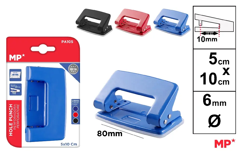 SINGLE HOLE PLIER PUNCH 8 SHEETS