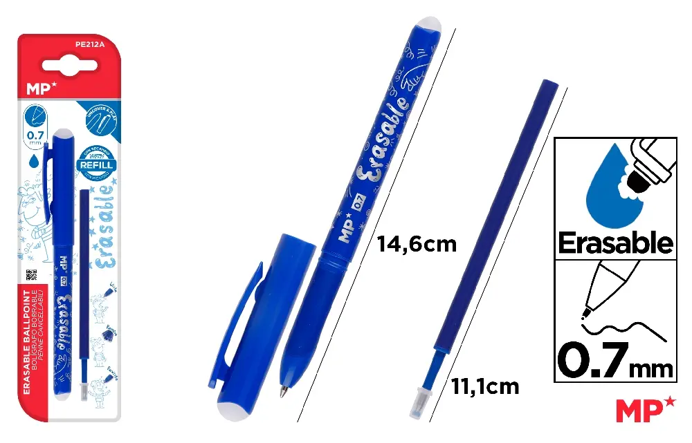 ERASABLE PEN + REFILL