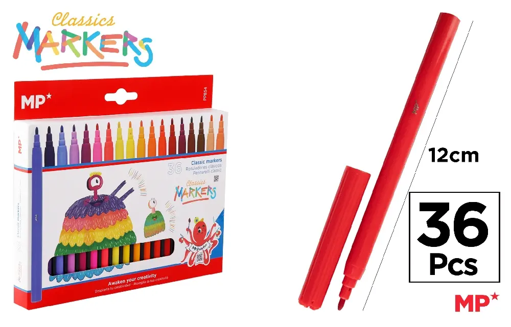 COLOUR FELT TIP MARKERS
