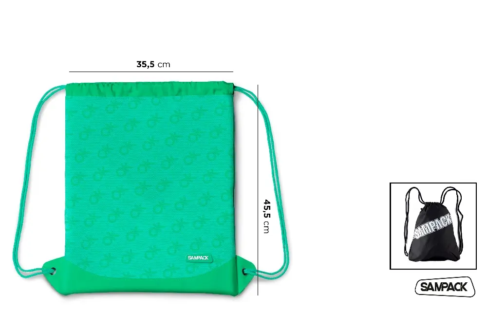 DRAWSTRING BACKPACK BAG FOR SPORTS.