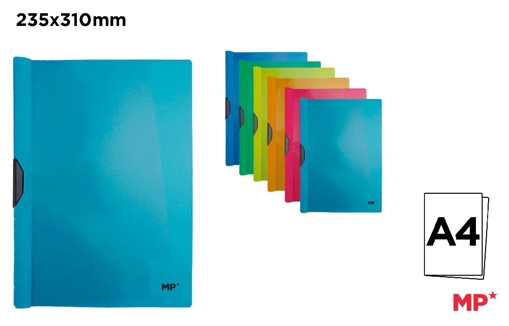 SLIDING CLAMP CLIPBOARD FOLDER