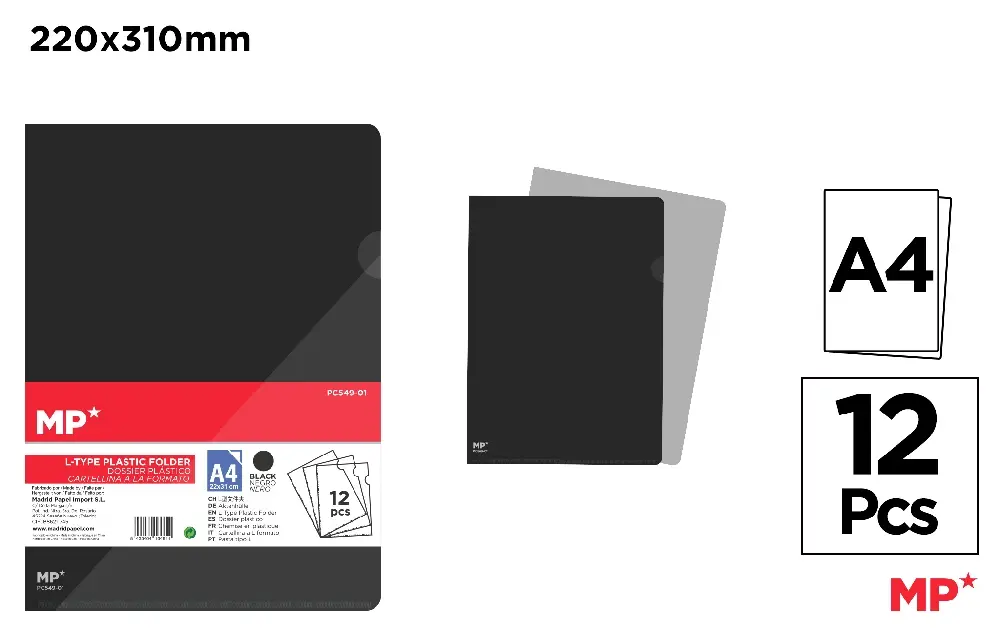 CUT FLUSH POLYPROPYLENE TRANSPARENT DOSS