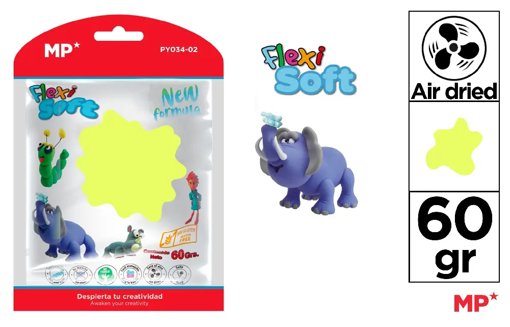 AIR-DRY MODELLING CLAY 60 g.