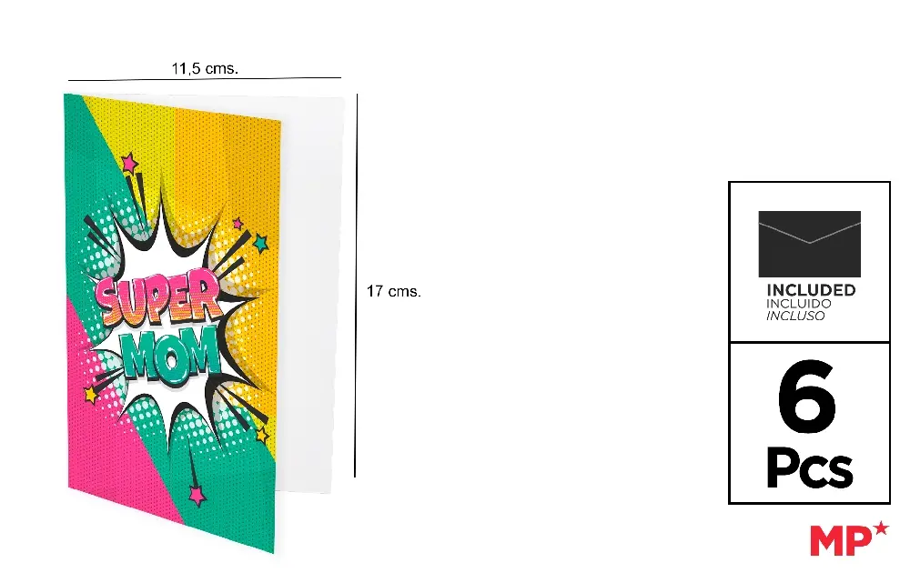 GREETING CARD / CELEBRATION 11.5 x 17 cm