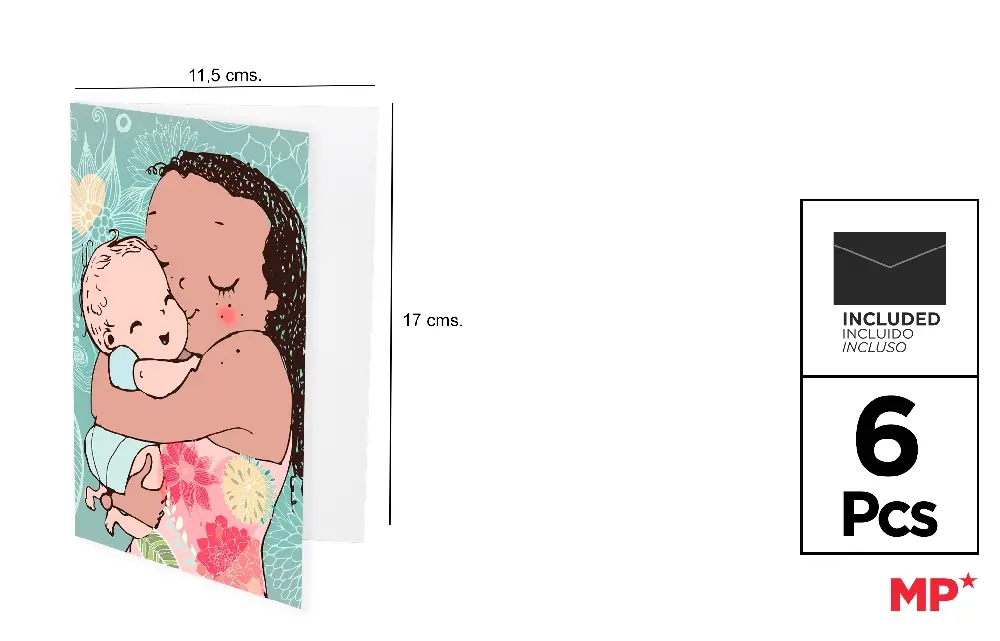 GREETING CARD / CELEBRATION 11.5 x 17 cm