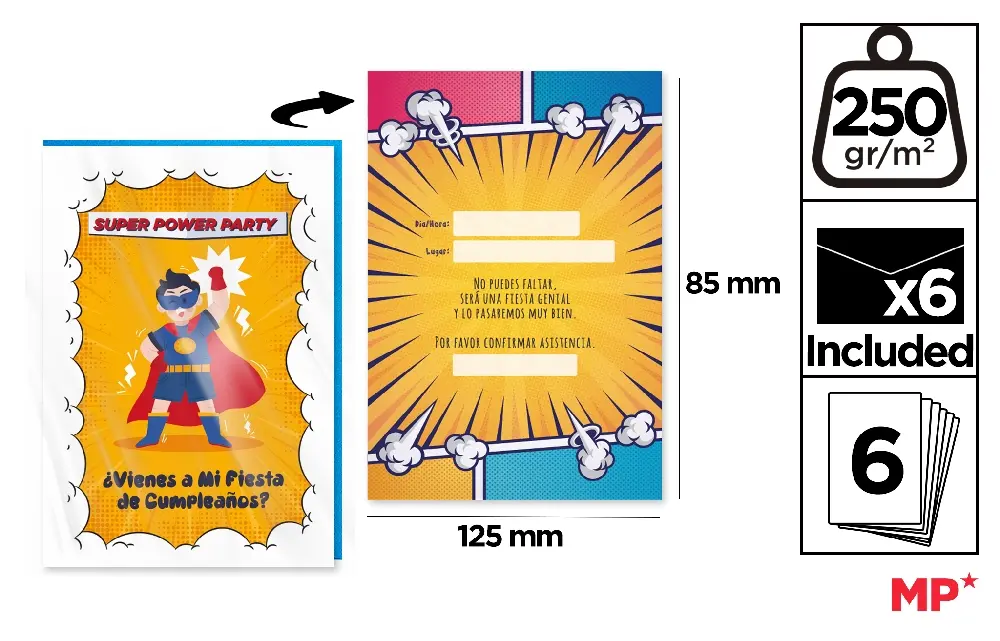 GREETING CARD / BIRTHDAY 8.5 x 12.5 cm