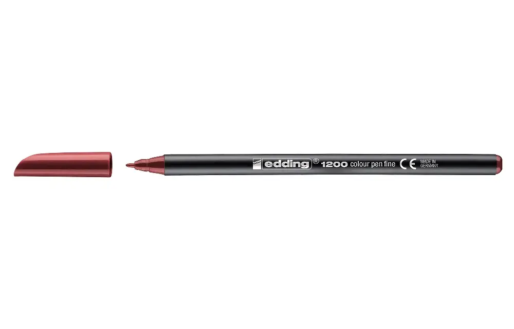 FELT-TIP PEN 1200 (28) ENGLISH RED.
