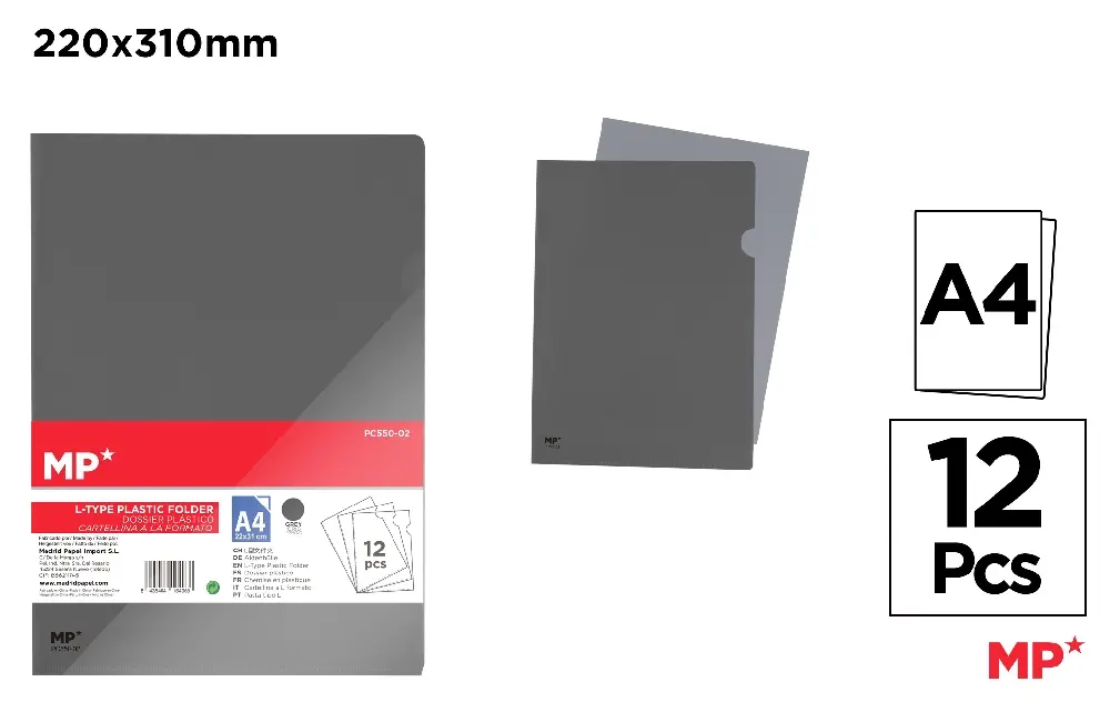 CUT FLUSH POLYPROPYLENE TRANSPARENT DOSS