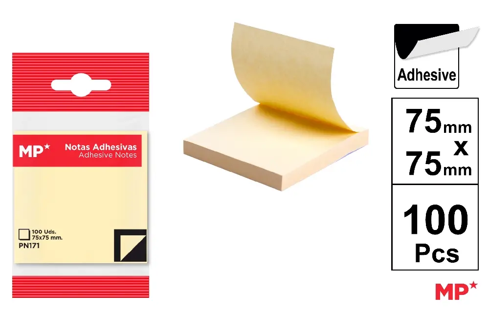 REPOSITIONABLE ADHESIVES NOTES.
