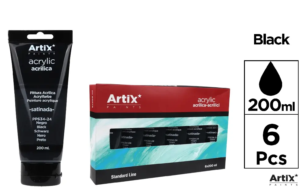 HIGH-DENSITY SATIN ACRYLIC PAINT 200 ml